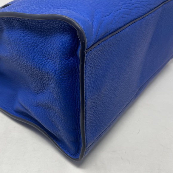 Tory Burch Gemini Link Leather Tote Dahlia Blue🖤 - Picture 15 of 15